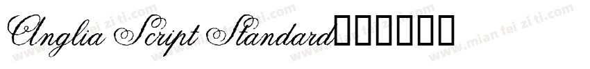 Anglia Script Standard字体转换